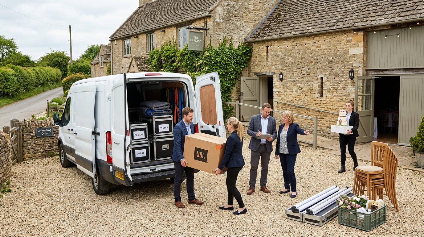 Taking Event Gear to a Pub or Country Venue A Load-In and Collection Checklist
